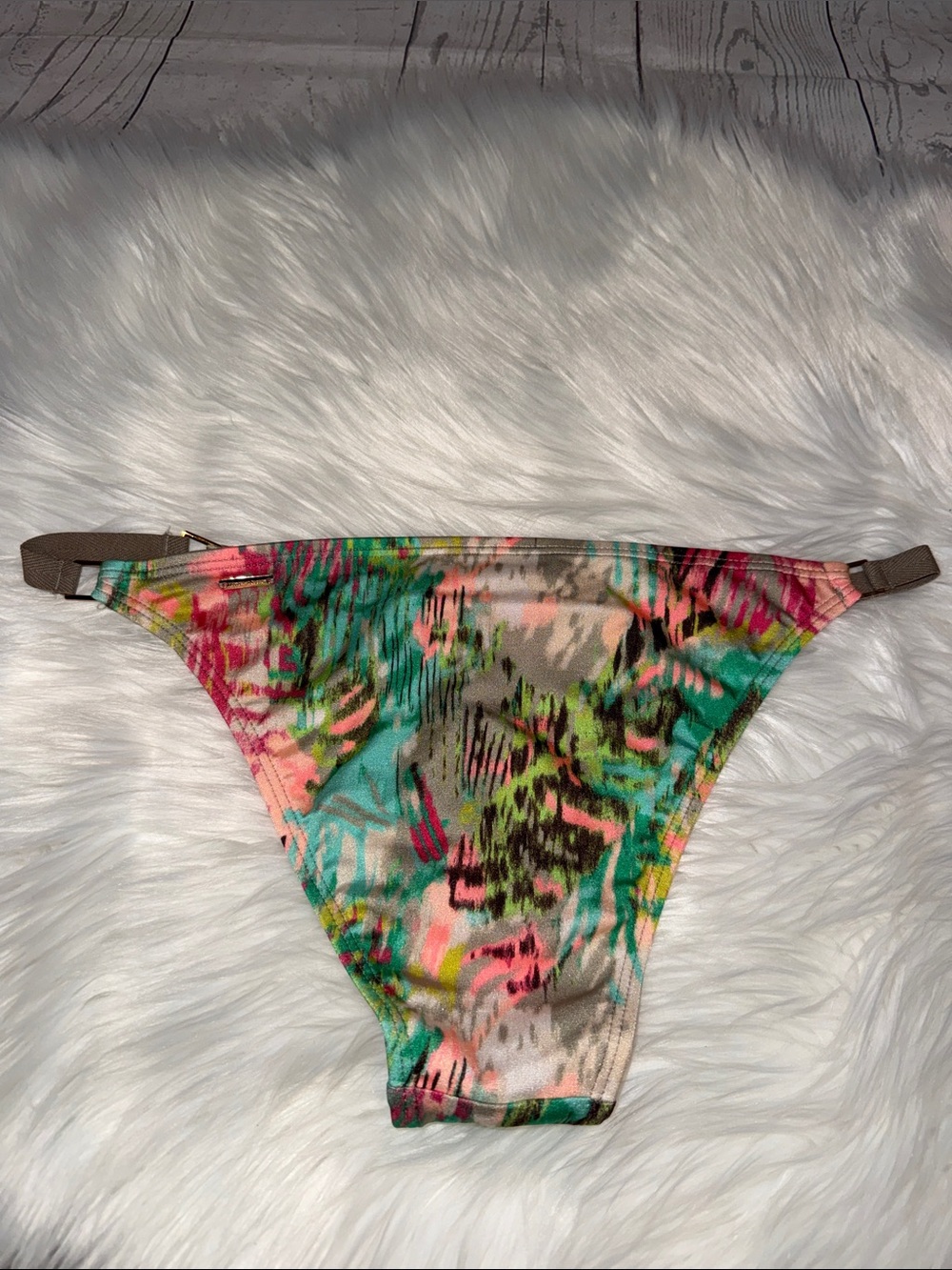 Victoria's Secret Multi Colorer Bikini Bottom Size Medium - Picture 3 of 7